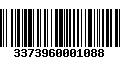 Código de Barras 3373960001088