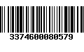 Código de Barras 3374600080579