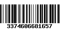 Código de Barras 3374606681657