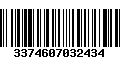 Código de Barras 3374607032434