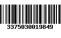 Código de Barras 3375030019849