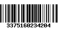 Código de Barras 3375160234204