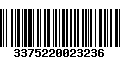 Código de Barras 3375220023236