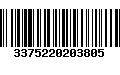 Código de Barras 3375220203805