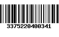 Código de Barras 3375220400341