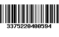 Código de Barras 3375220400594