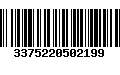 Código de Barras 3375220502199