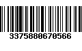 Código de Barras 3375880670566