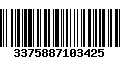 Código de Barras 3375887103425