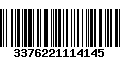 Código de Barras 3376221114145