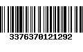 Código de Barras 3376370121292