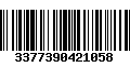 Código de Barras 3377390421058