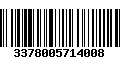 Código de Barras 3378005714008