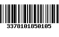 Código de Barras 3378101850105