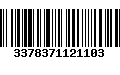 Código de Barras 3378371121103