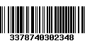 Código de Barras 3378740302348