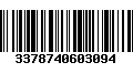 Código de Barras 3378740603094