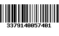 Código de Barras 3379140057401