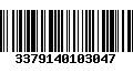 Código de Barras 3379140103047