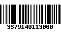 Código de Barras 3379140113060