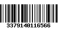 Código de Barras 3379140116566