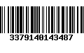 Código de Barras 3379140143487