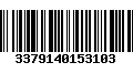 Código de Barras 3379140153103