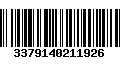 Código de Barras 3379140211926