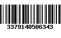 Código de Barras 3379140506343