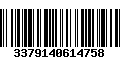 Código de Barras 3379140614758