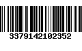 Código de Barras 3379142102352