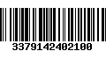 Código de Barras 3379142402100