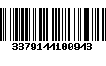 Código de Barras 3379144100943