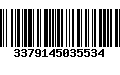 Código de Barras 3379145035534