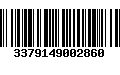 Código de Barras 3379149002860