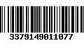 Código de Barras 3379149011077