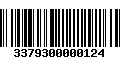 Código de Barras 3379300000124