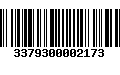 Código de Barras 3379300002173