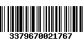 Código de Barras 3379670021767