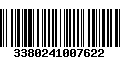 Código de Barras 3380241007622