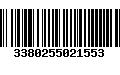 Código de Barras 3380255021553