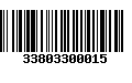 Código de Barras 33803300015