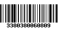 Código de Barras 3380380060809