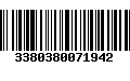 Código de Barras 3380380071942