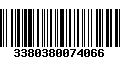 Código de Barras 3380380074066