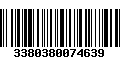 Código de Barras 3380380074639