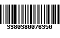 Código de Barras 3380380076350