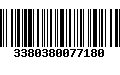 Código de Barras 3380380077180