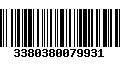 Código de Barras 3380380079931