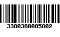 Código de Barras 3380380085802